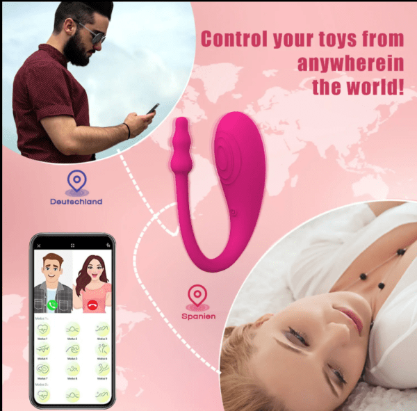 Vibrador dual estimulación - Control por App by Happy Things - Imagen 4